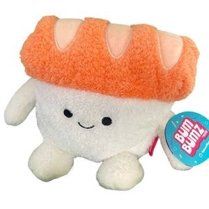 BumBumz Seth the Salmon Sushi Roll 7.5” TakeoutBumz NWT
